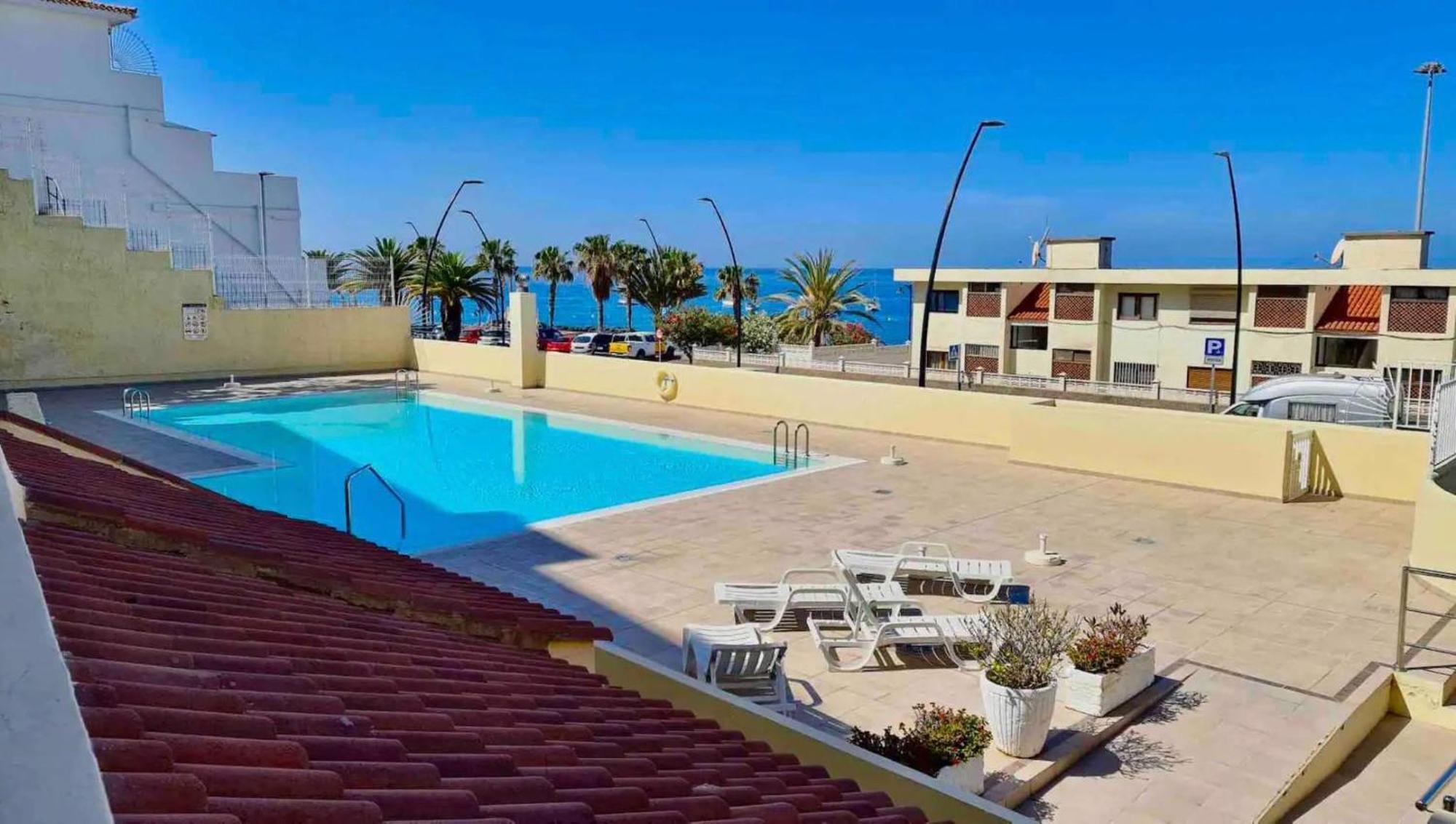 Los Cristianos - San Telmo Piscina Y Vistas Mar 1アパートメント エクステリア 写真